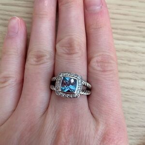 David Yurman Petite Albion Ring 7mm size 5.5